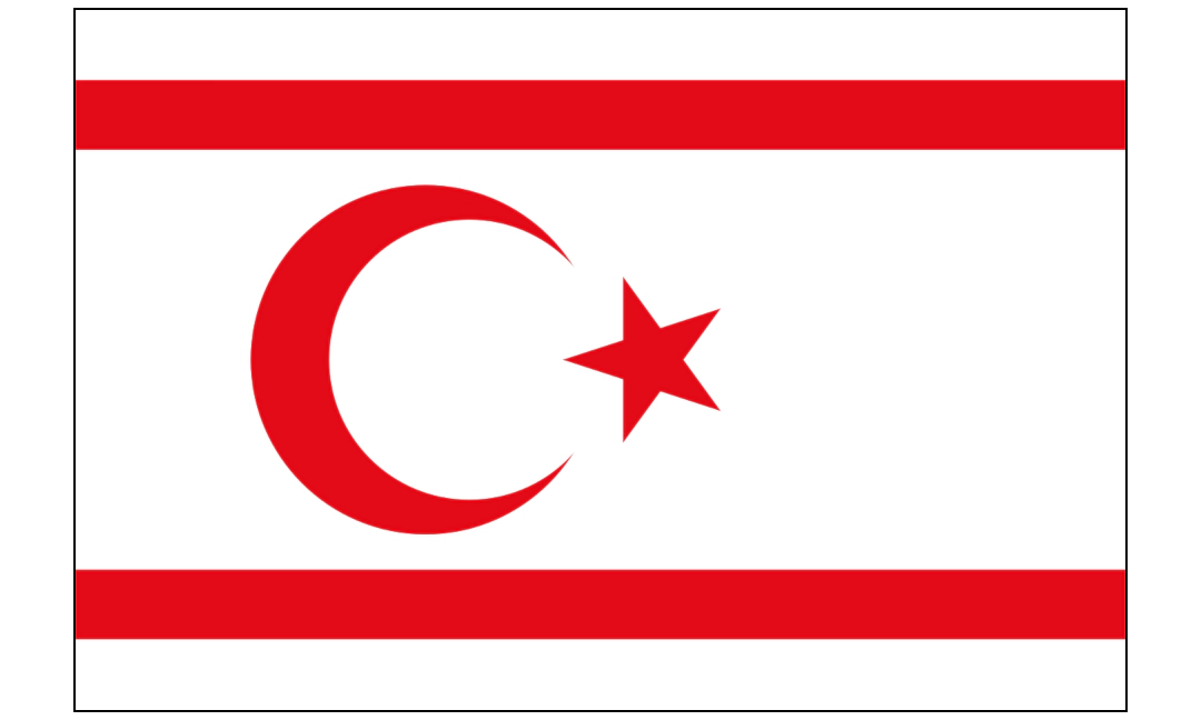 Kuzey Kıbırs Türk Cumhuriyeti bayrağı