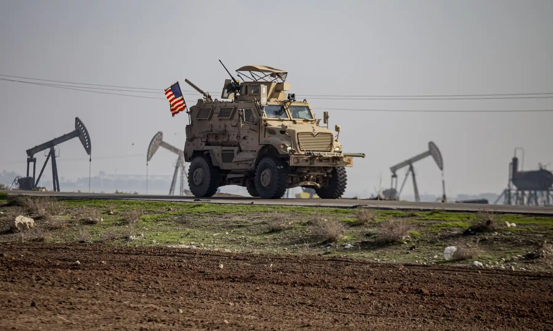 zırhlı araç yoldayken