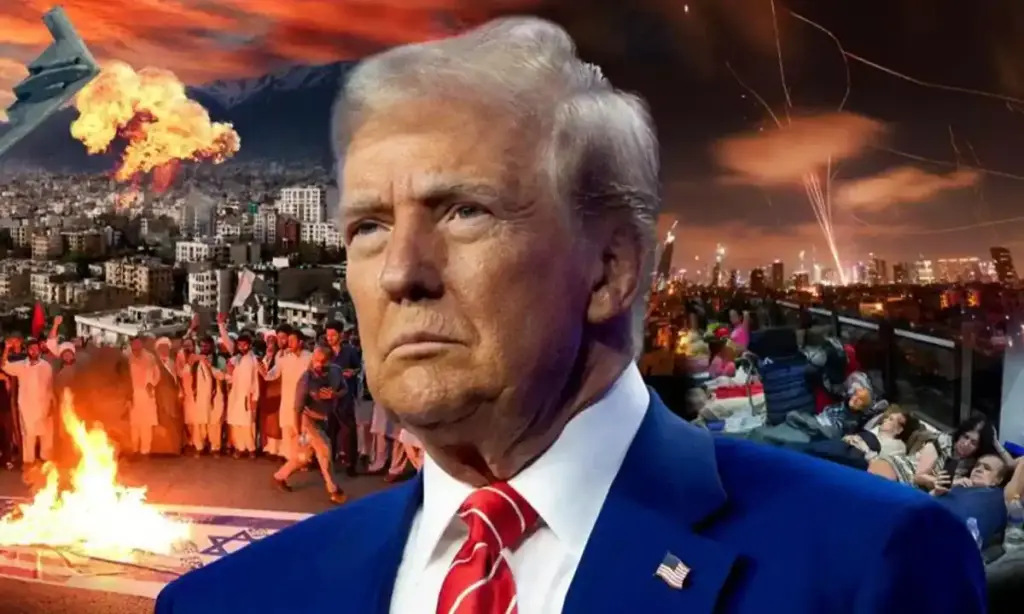 İsrail bayrağı yakılırken