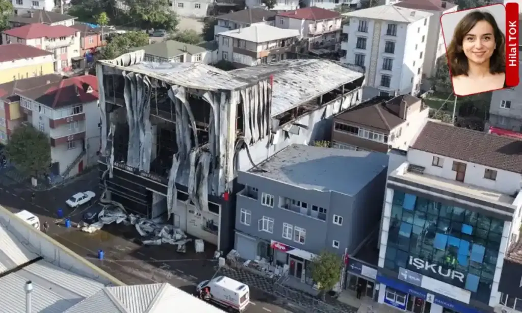 yangın sonrası bina