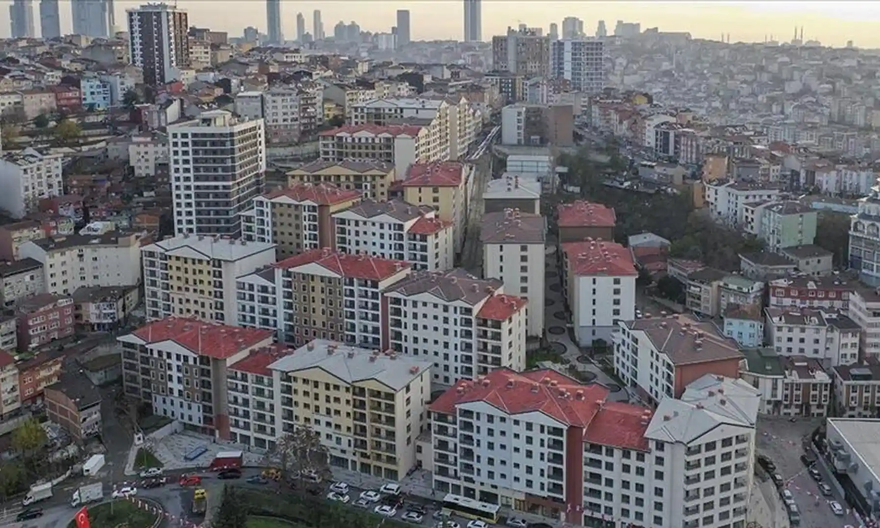 binaların havadan görünümü