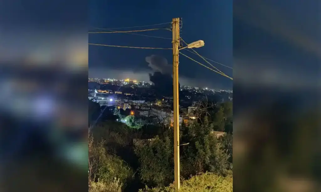 saldırı sonrası duman