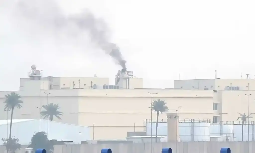 saldırı sonrası duman