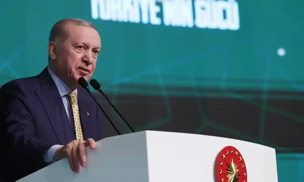Recep Tayyip Erdoğan iftar programındayken