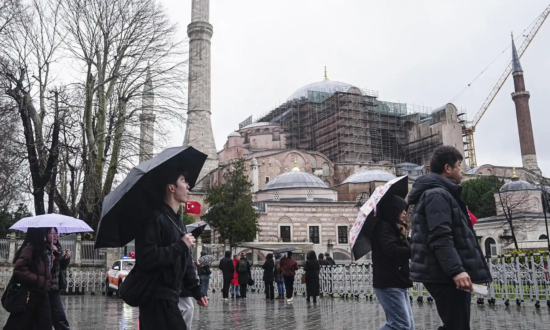 yağmurlu havada istanbul