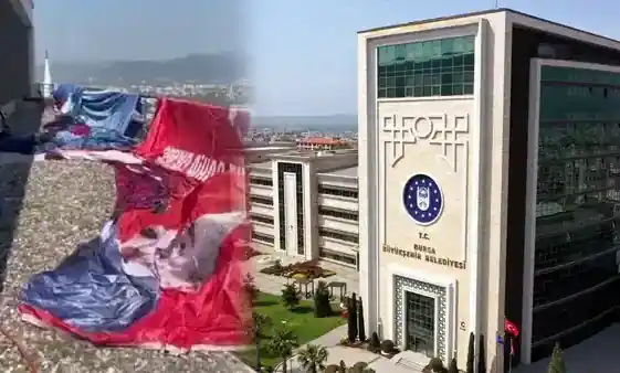 Bursa Büyükşehir Belediye binası dışarıdan görünüm