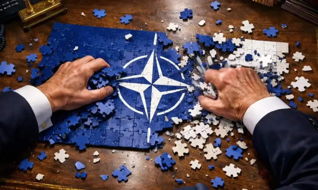 NATO logosu yap bozu