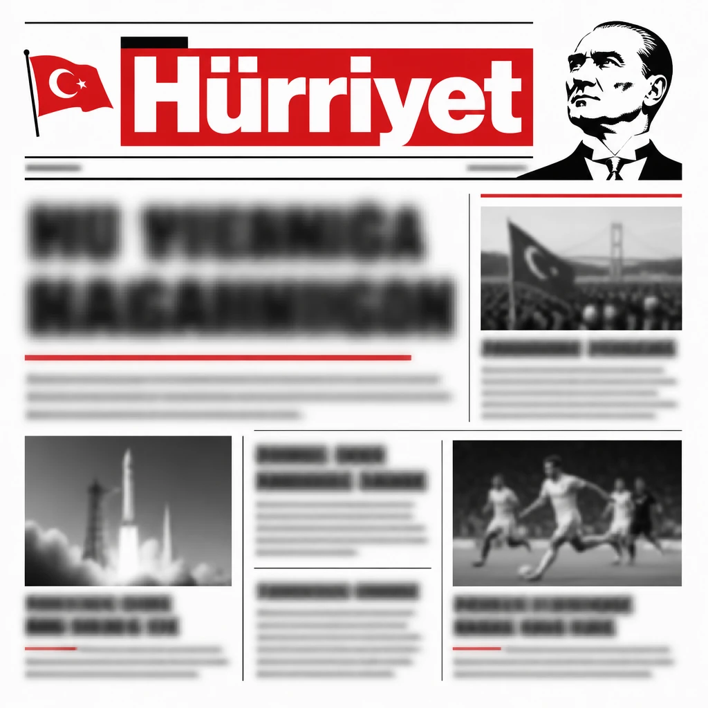 Hürriyet Gazetesi ön sayfası